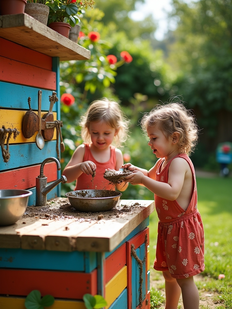 colorful outdoor play area