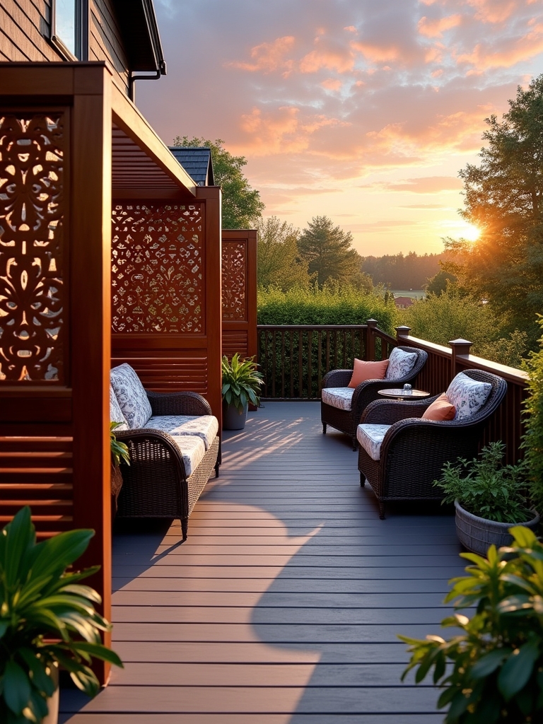decorative privacy panel ideas