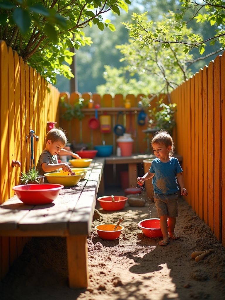 enclosed creative play space