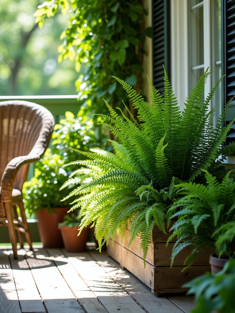 experiment with fern varieties
