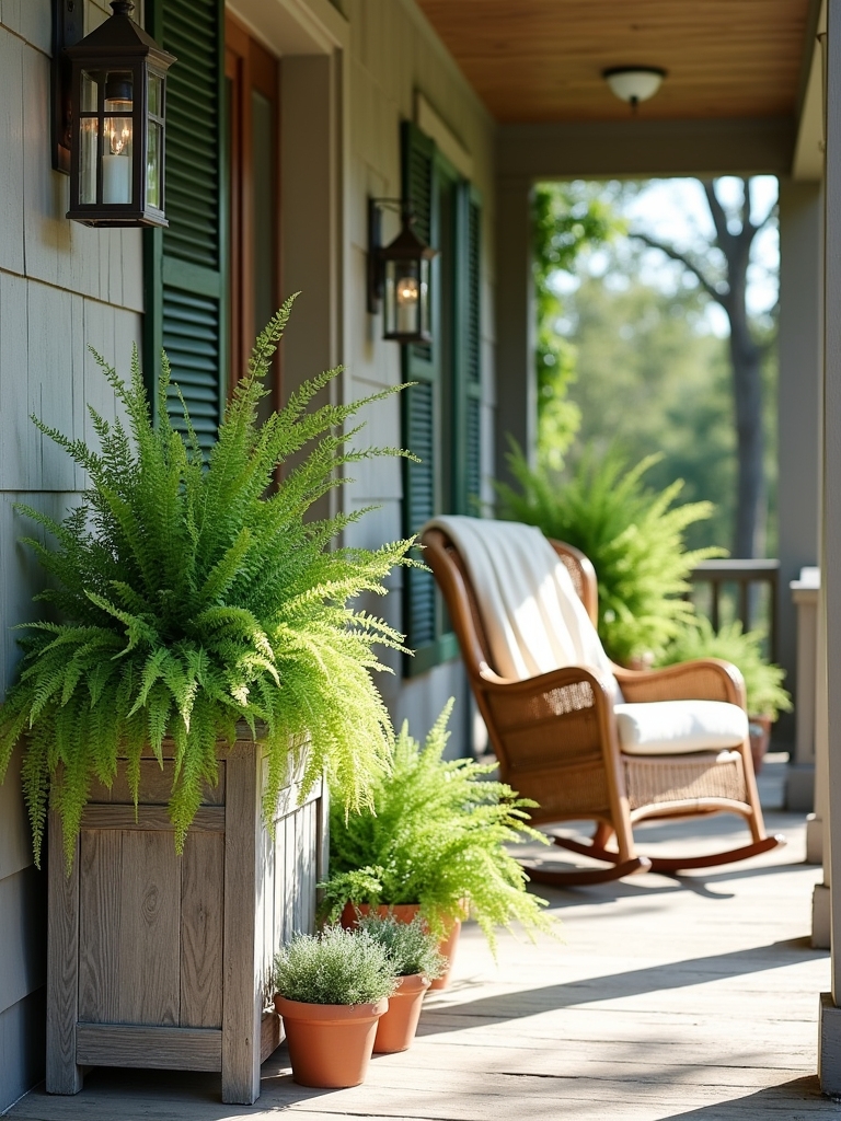 ferns and herbs combination