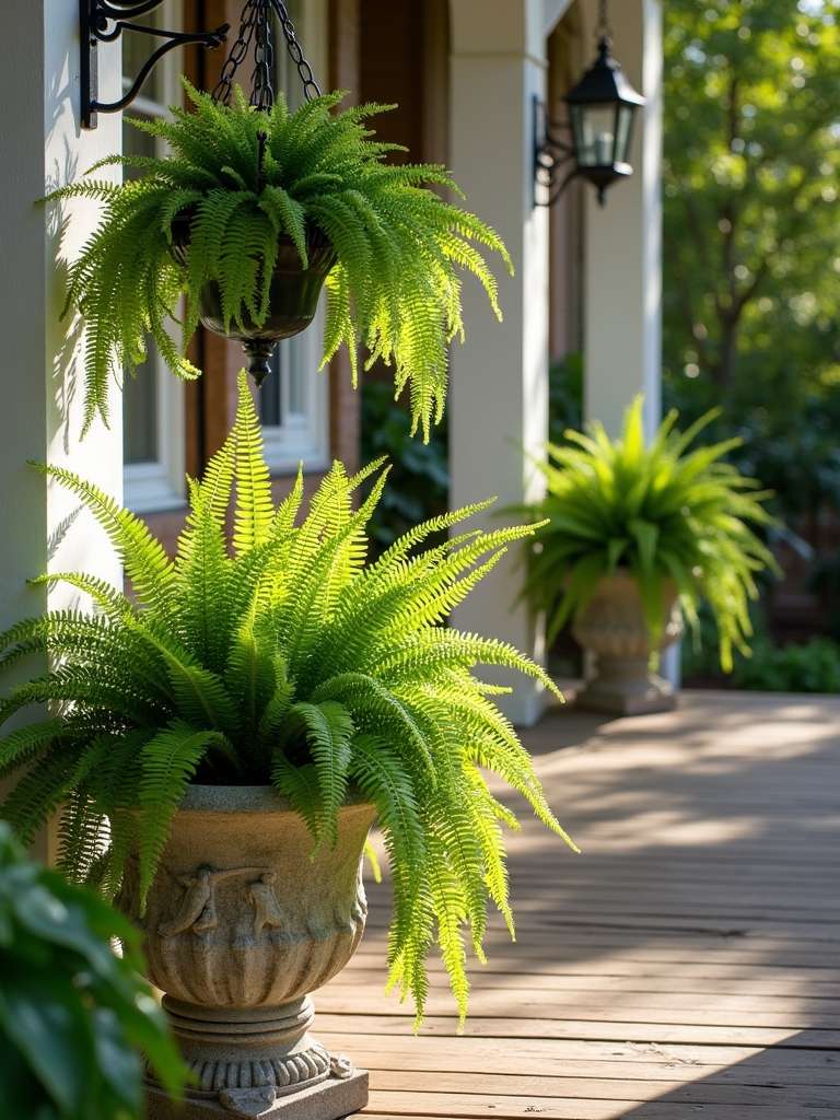 ferns and statues harmony