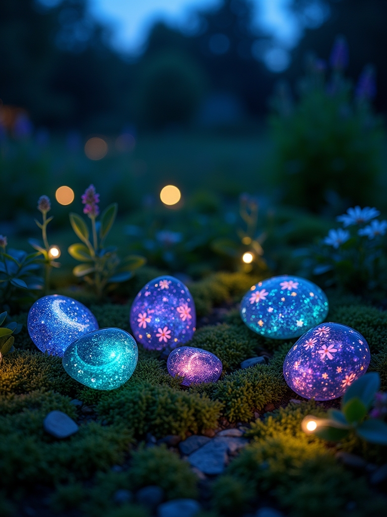 glow in the dark rock decorations