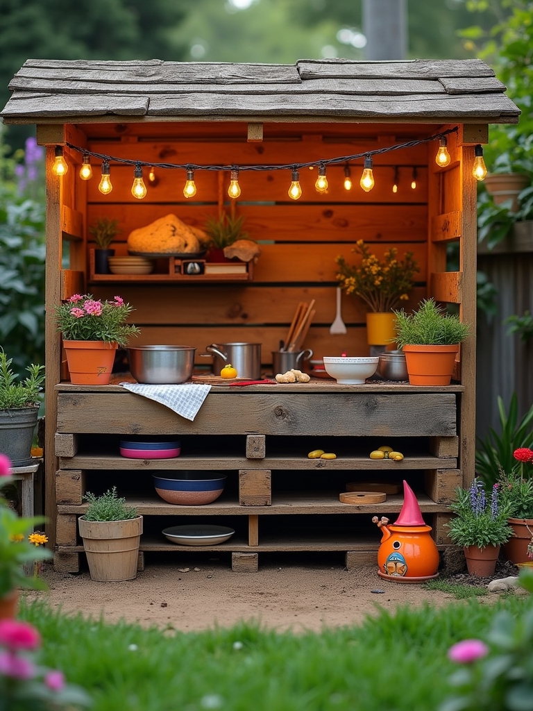 magical outdoor play kitchen