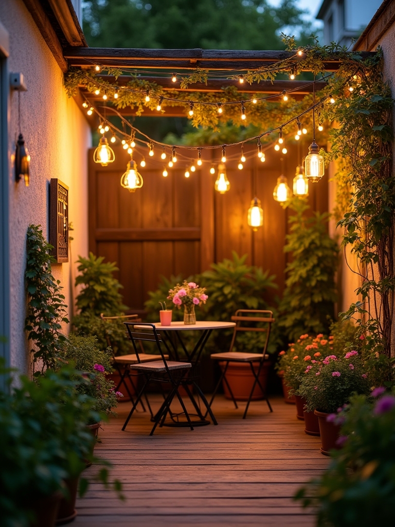 magical patio lighting ambiance