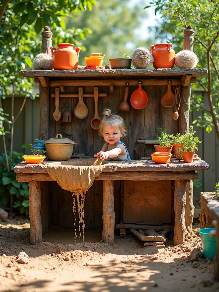 multi level mud kitchen design