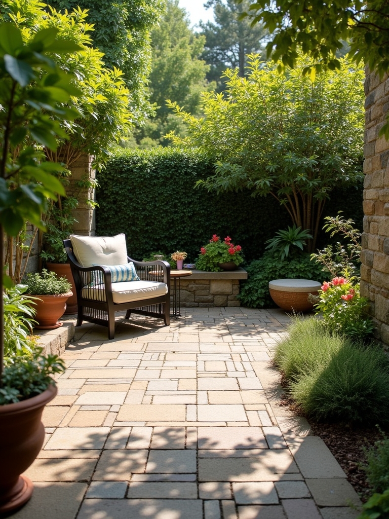 natural stone patio elegance
