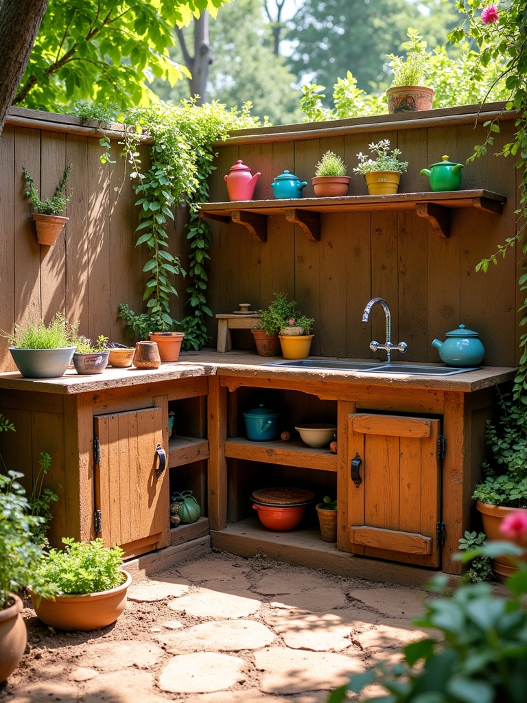 nature inspired outdoor play area