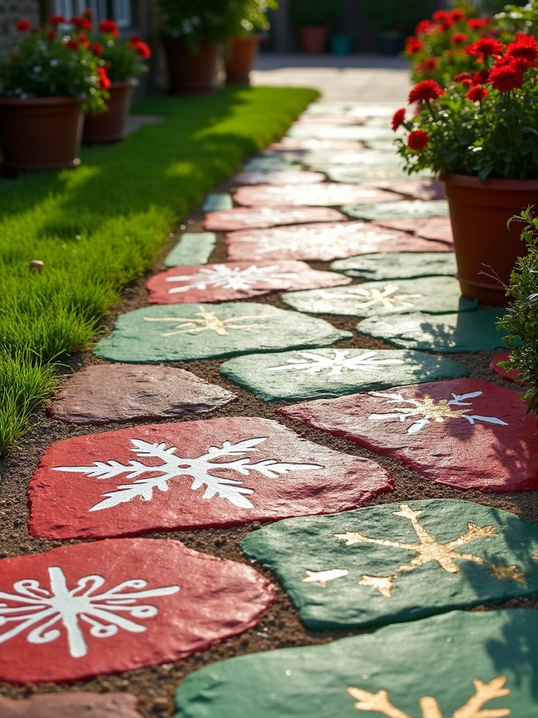 seasonal paver holiday designs
