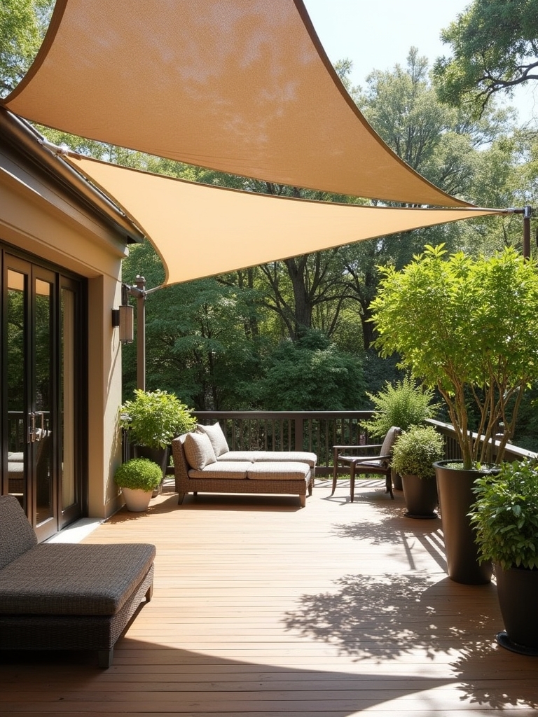 stylish outdoor sun protection