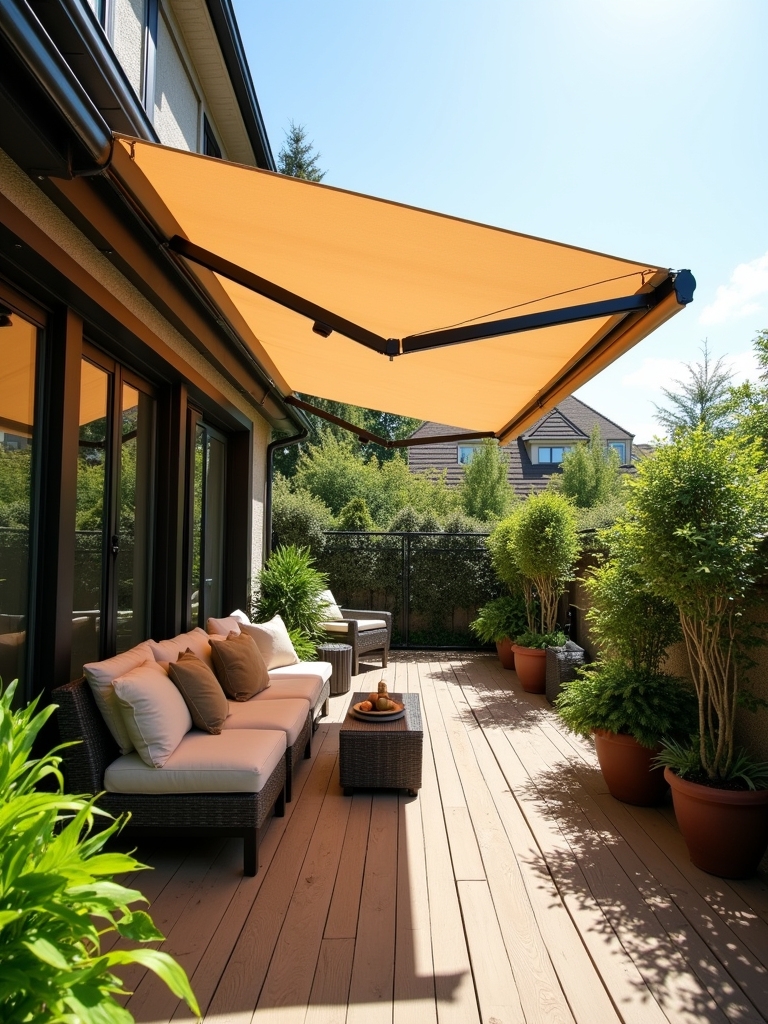 stylish outdoor sun protection