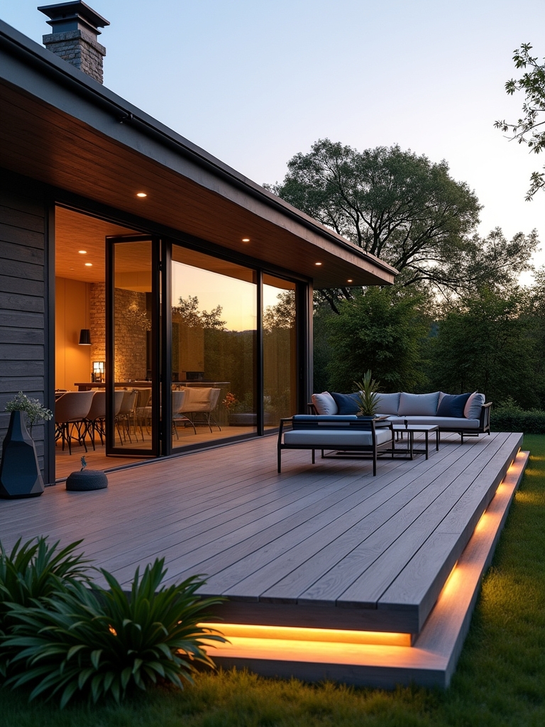stylish privacy with glass