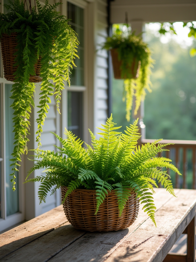 varying heights and textures