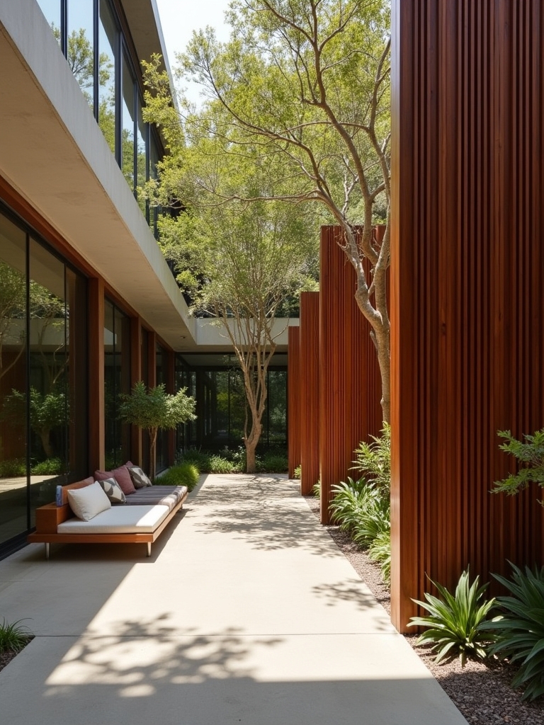 airy wooden space dividers