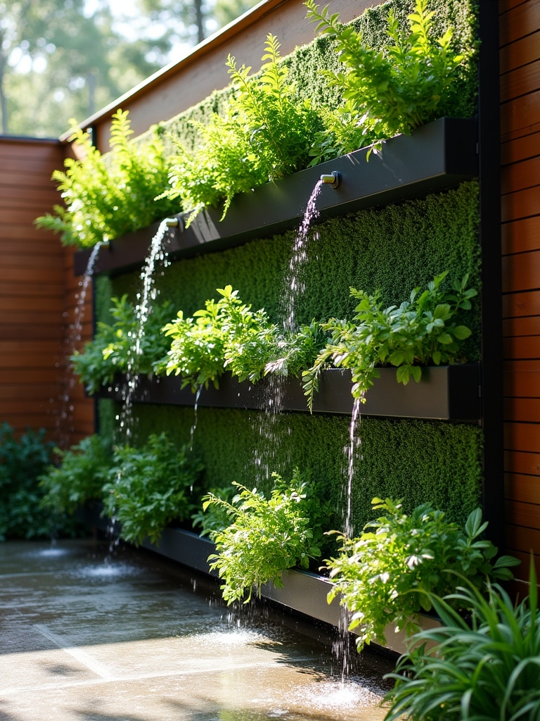 automated green wall irrigation