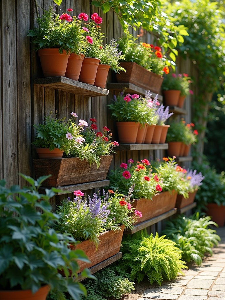 charming vertical garden planters