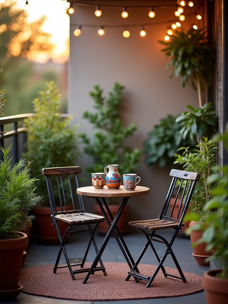 compact bistro set benefits