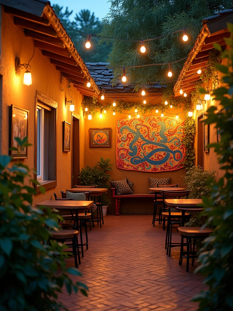 cozy outdoor ambiance enhancement