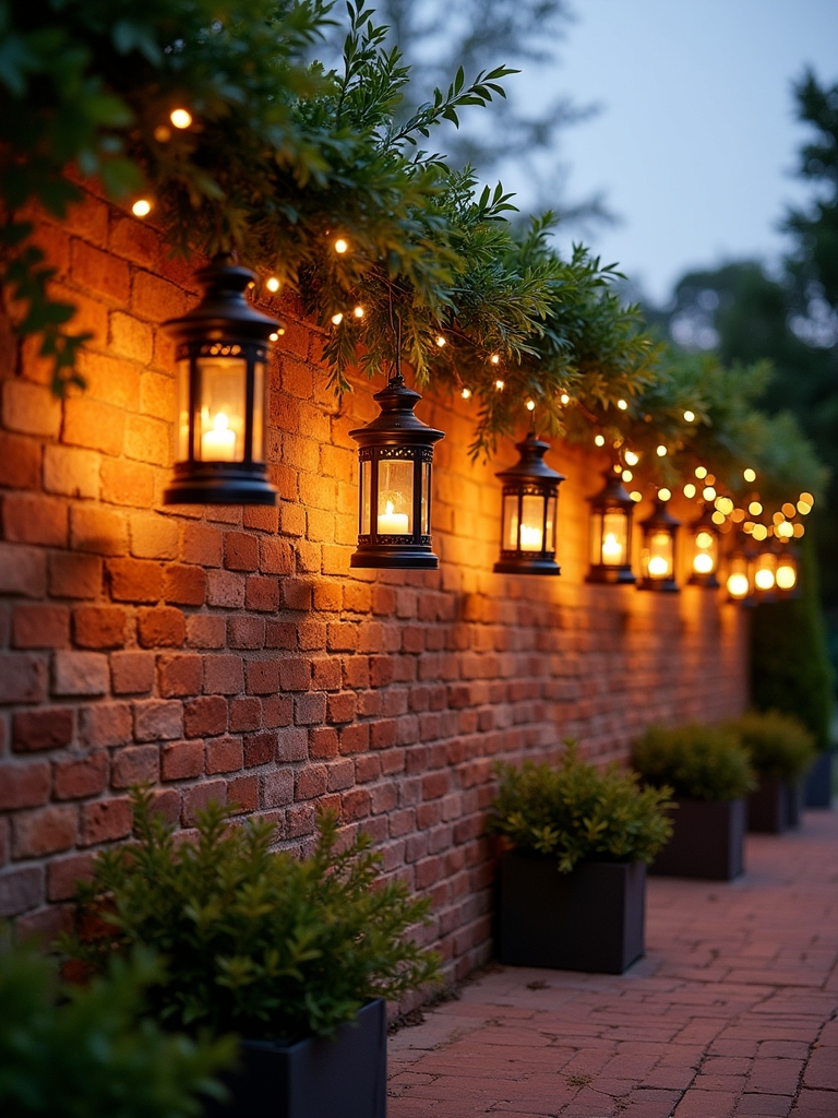 cozy outdoor lighting ambiance