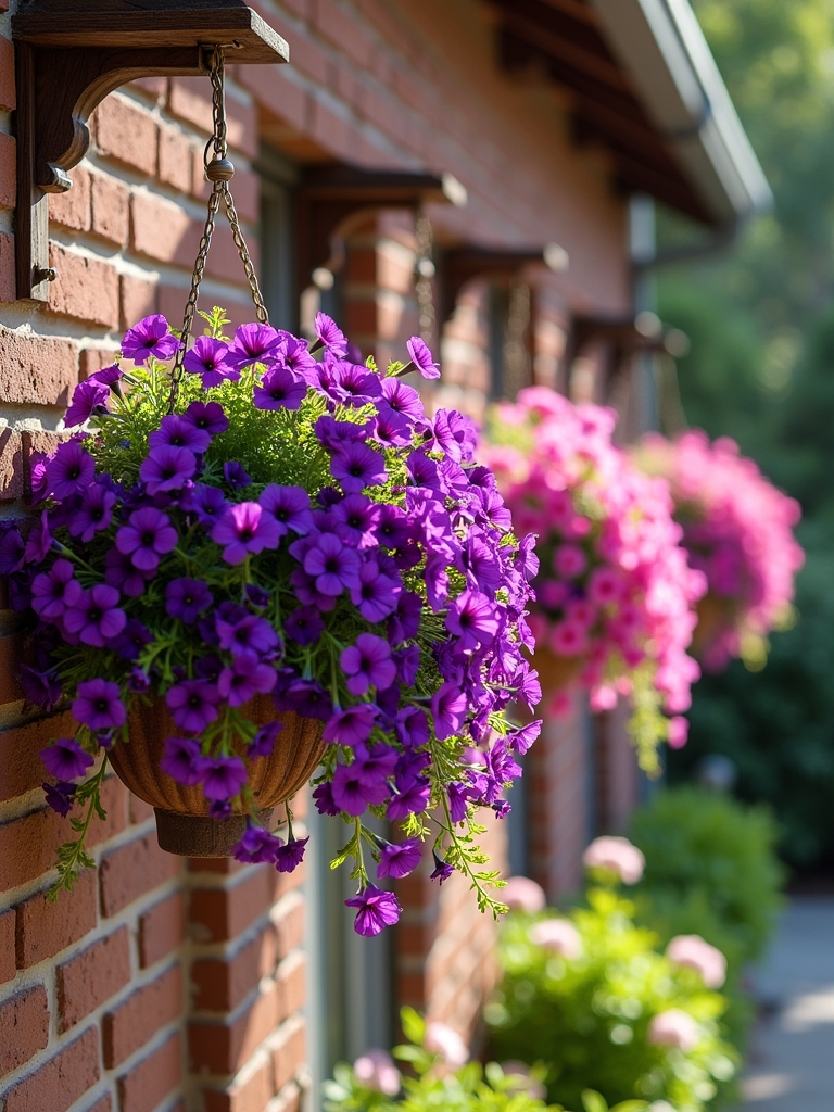 creative hanging basket arrangements
