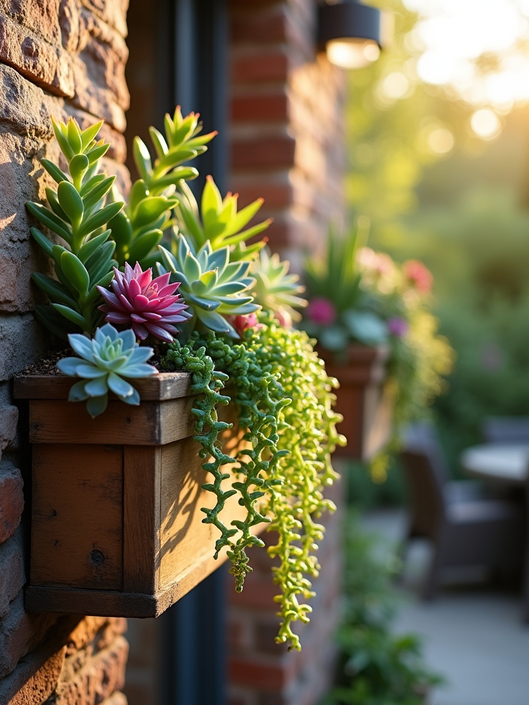 creative succulent wall displays
