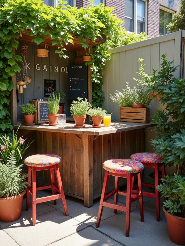 diy budget friendly outdoor bar