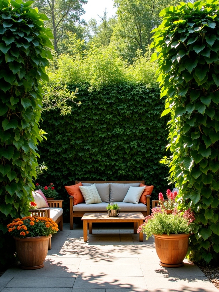 enhance patio privacy naturally