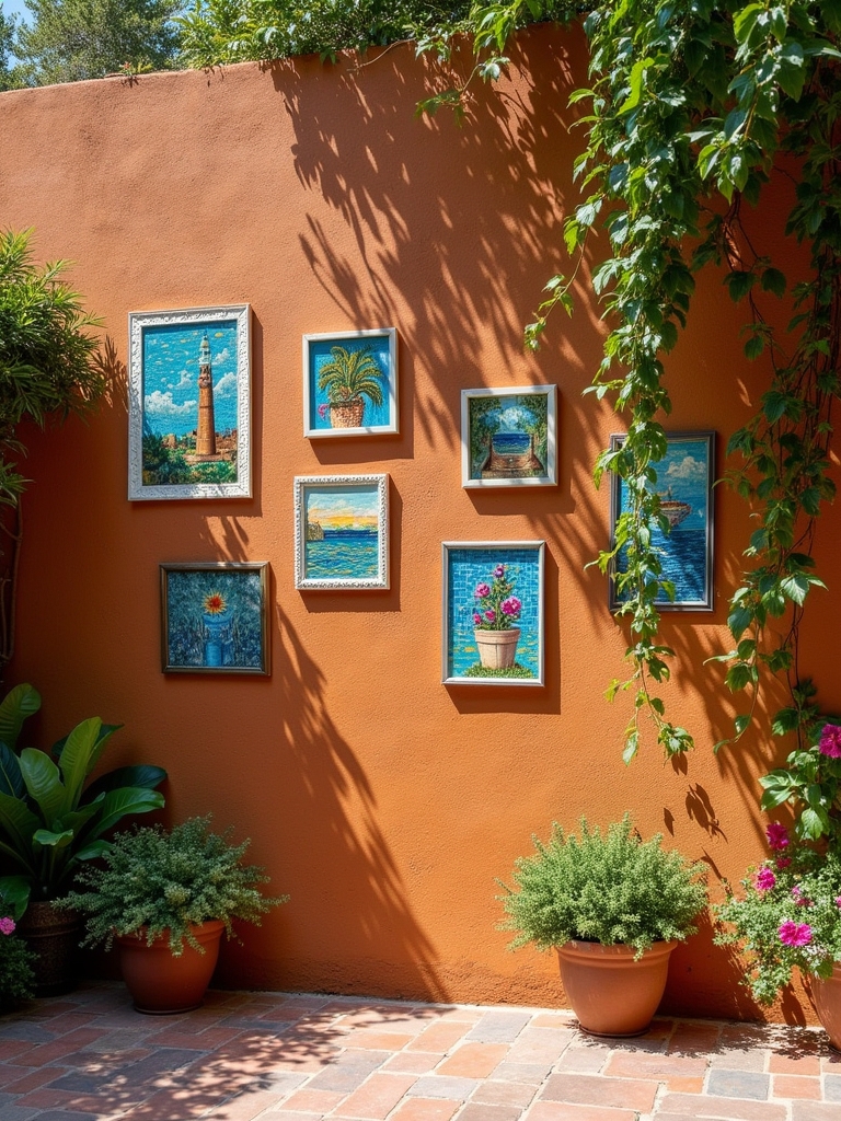 framing outdoor artwork elegantly