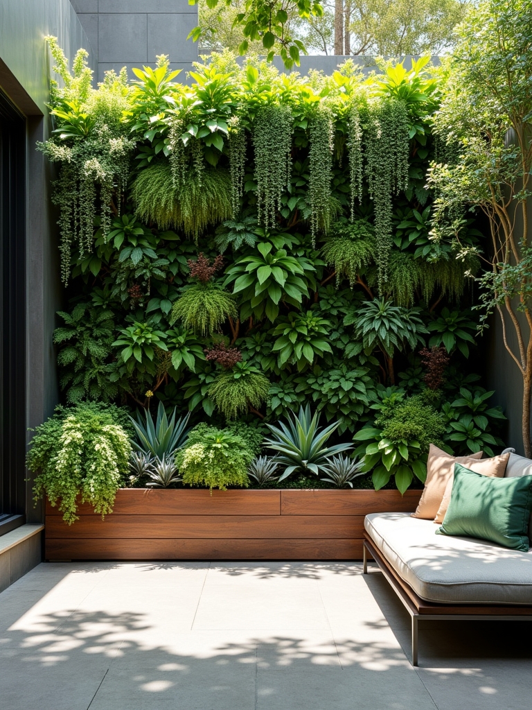 indoor outdoor plant integration
