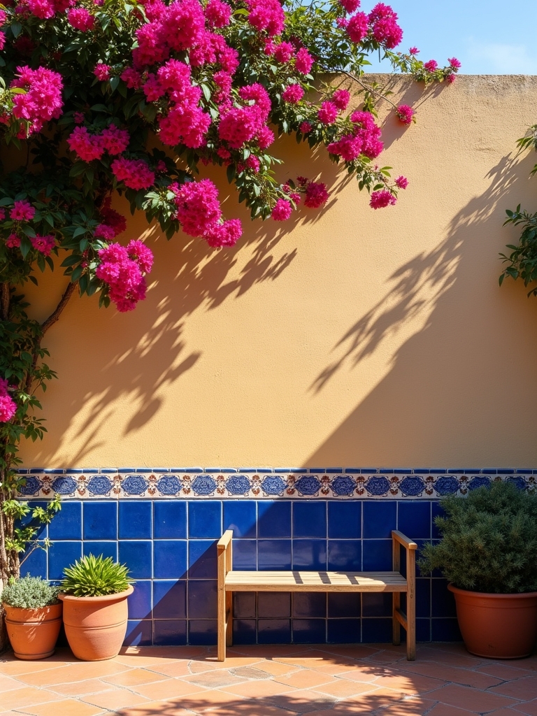 mediterranean stucco wall design