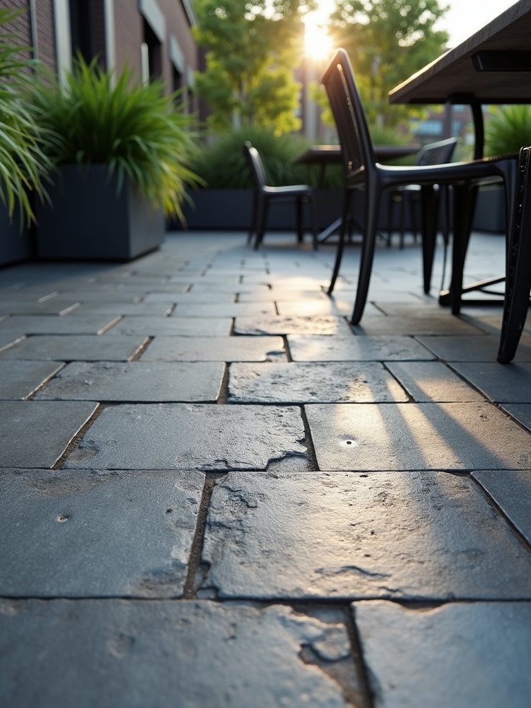 modern urban patio tiles