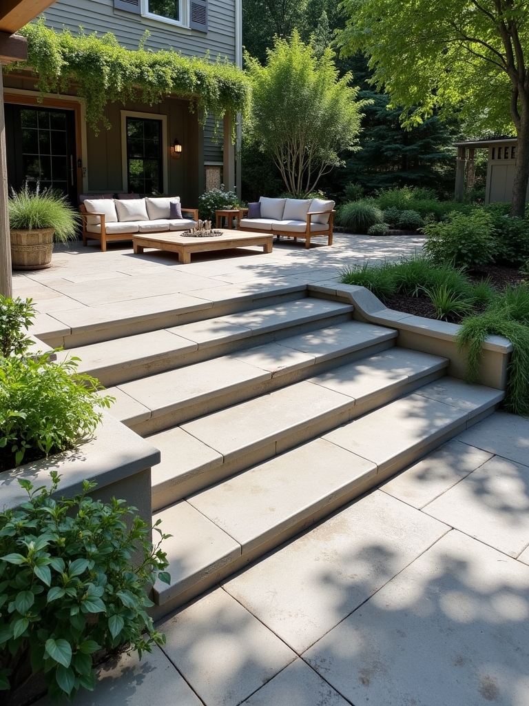 multi level patio advantages