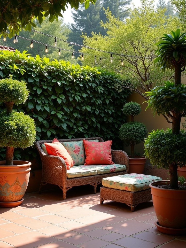 potted trees for privacy