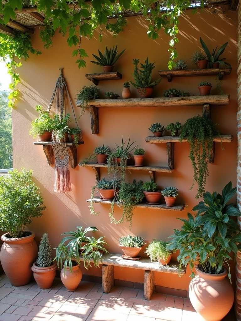 rustic storage for patios