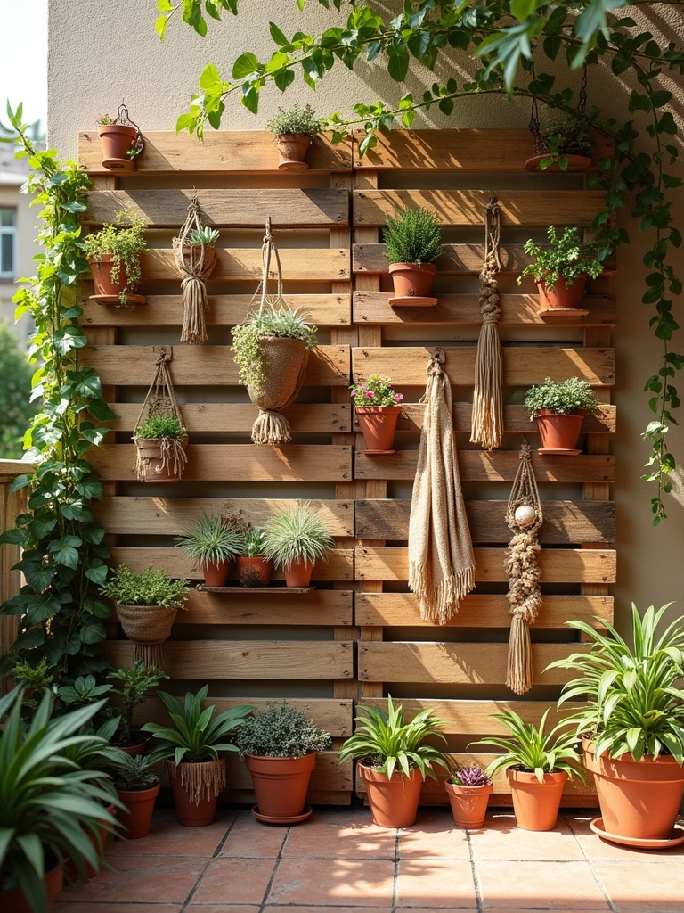 rustic wooden pallet displays