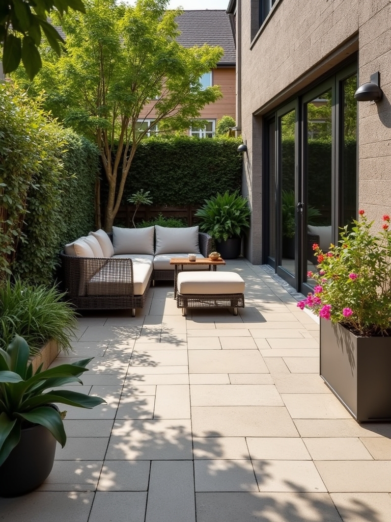 seamless modern patio design
