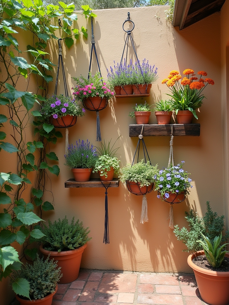 seasonal blooms enhance patios