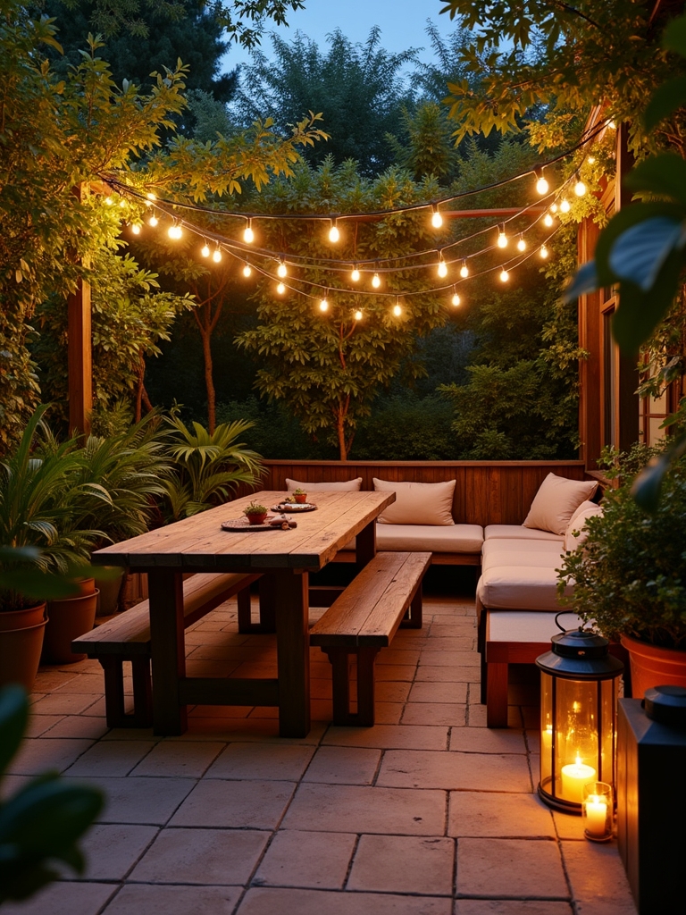 strategic outdoor lighting use
