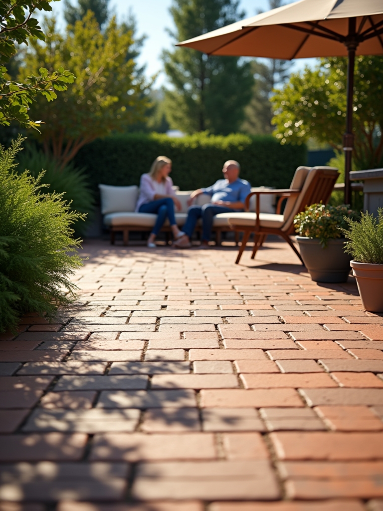 stylish durable brick patios