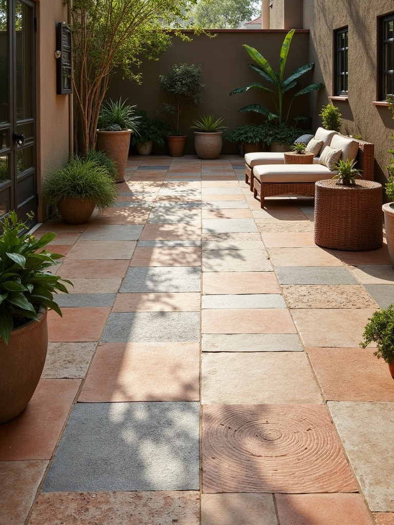 stylish durable patio flooring