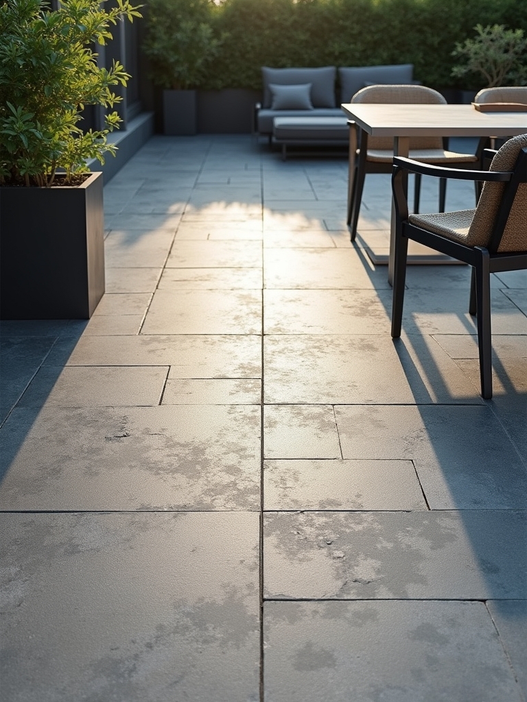 stylish geometric outdoor tiles