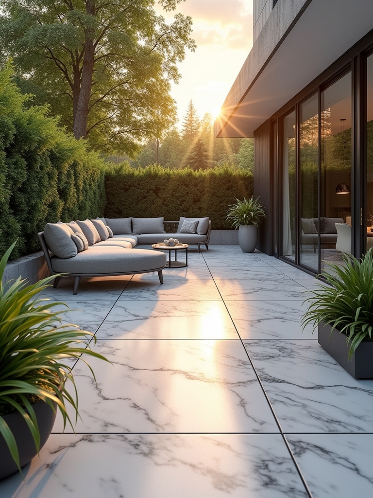 stylish low maintenance outdoor alternative