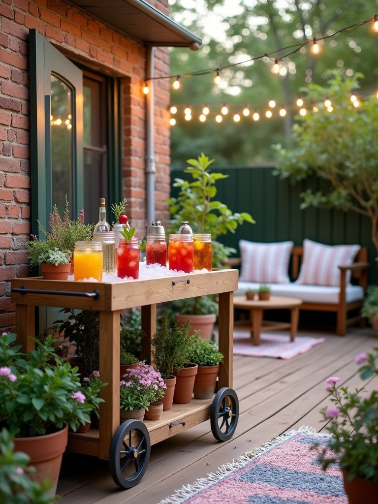 stylish mobile drink station