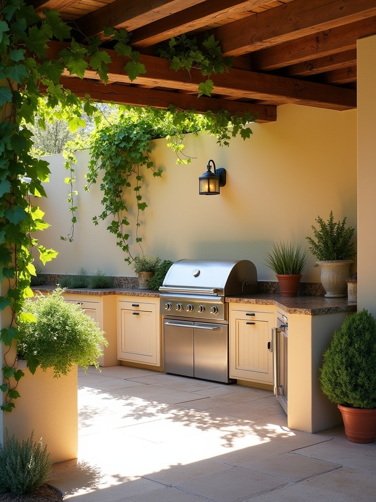 stylish outdoor kitchen design