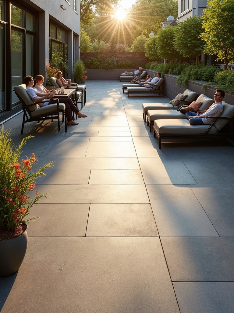 stylish practical patio tiles