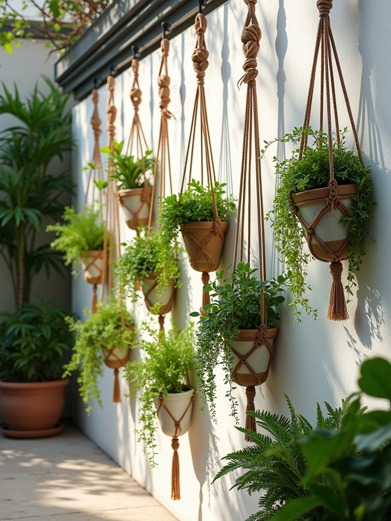 stylish space saving plant display