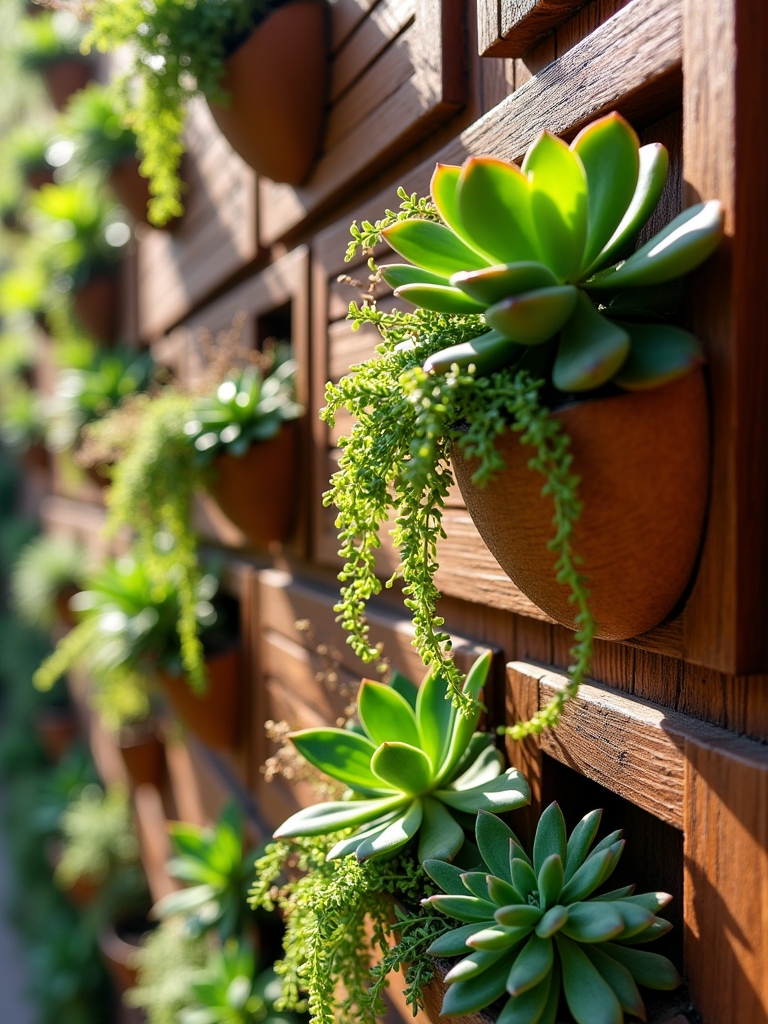 stylish vertical plant panels