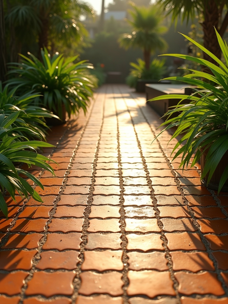 sustainable bamboo outdoor tiles