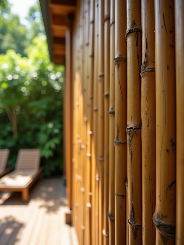 sustainable stylish bamboo walls