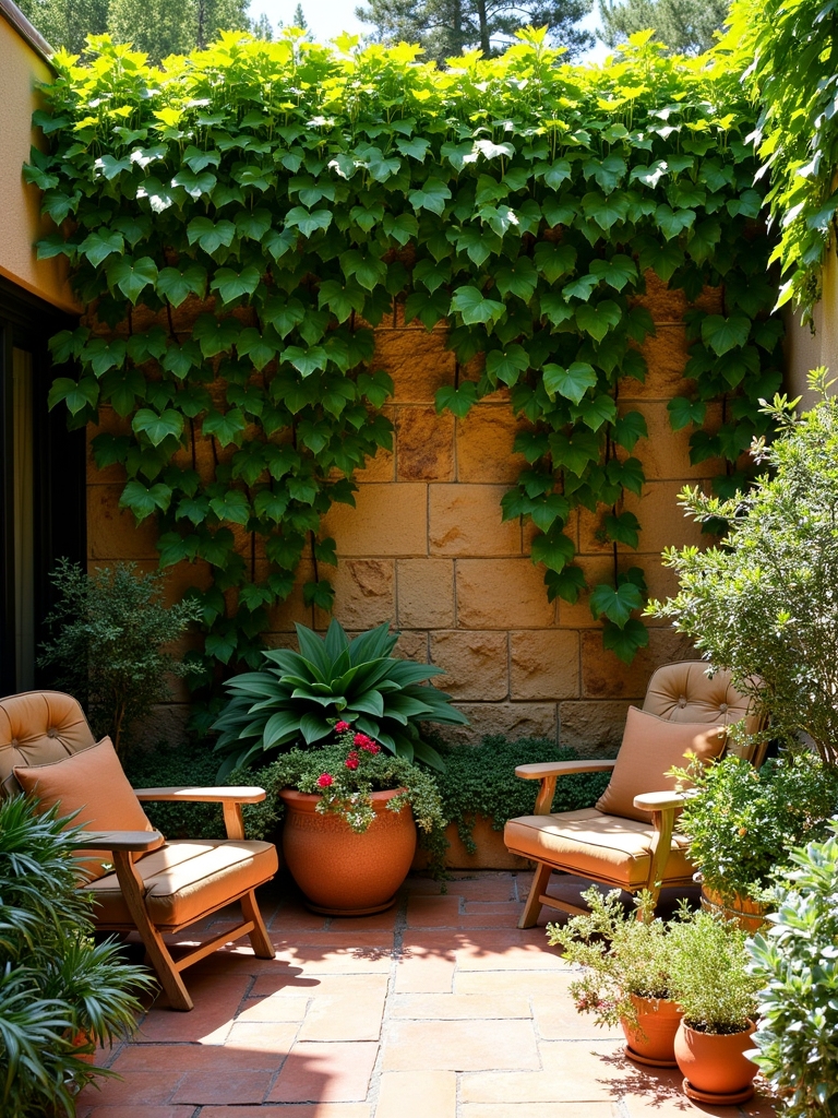 versatile patio wall greenery